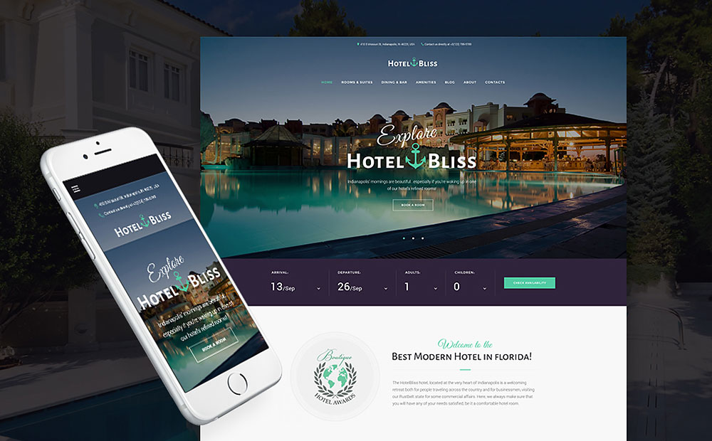 Thiết kế website khách sạn