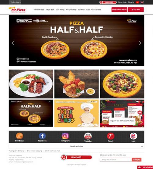 Thiết kế website nhà hàng
