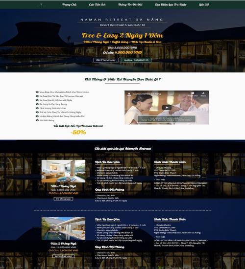 Thiết kế website khách sạn